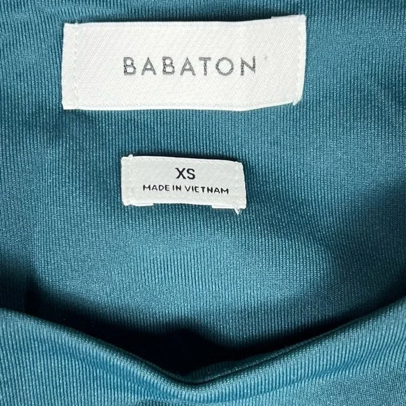 Aritzia Dress Womens XS Babaton Covet Ruched Bodycon Minimal Flattering Mini - Picture 10 of 11